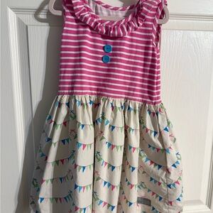 Eleanor Rose Pink and Blue Sundress